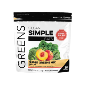 Clean Simple Eats - Peachy Super Greens Mix (30 Servings)