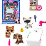 Littlest Pet Shop - Grooming Spa Play Pack, Gen 7 Authentic LPS Bobble Head Toy Figure, Collectible Toy Animal, Ages 4+