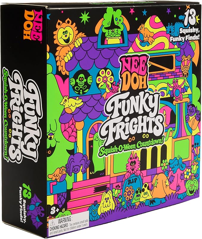 Schylling NeeDoh Funky Frights Squish-O-Ween Countdown
